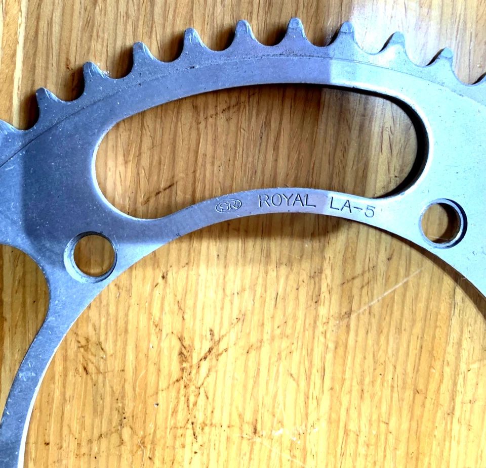 Vintage SR ROYAL LA-5 54T x 144BCD Road Chainring Japan fits Campagnolo Record - Image 2 of 4