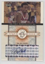 2003-04 Upper Deck UD Top Prospects Signs of Success Troy Bell #SS-TB Auto 1lk2