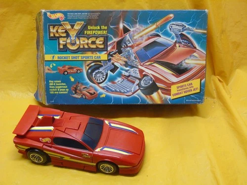 Vintage 1993 Mattel RedRocket Shot Key Car Complete w/Box