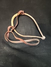LEATHER HANGER & RAWHIDE BOSAL CAVESON FOR BRIDLE HEADSTALL