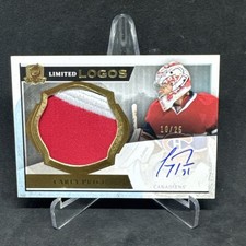 Carey Price 2013-14 The Cup Limited Logos Autographed Patch Card 10/25