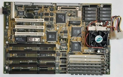 IWILL P54ASW Sockel 5 ISA SCSI retro Mainboard + Intel Pentium 100MHz + 64MB RAM