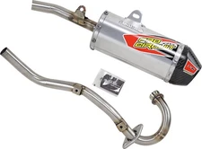 Pro Circuit T-6 Full Exhaust System Stainless/Aluminum/Carbon for Honda CRF125F