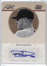 2012 Playoff Prime Cuts Rookie Signature 145/149 Brad Peacock #55 Auto 2d8