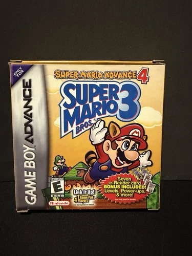 Super Mario Advance 4: Super Mario Bros 3 Cib Platformer GBA 2003