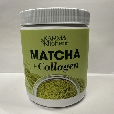 Karma Kitchen Matcha + Collagen  Antioxidants, Skin Hair Nail Health  Exp: 09/27