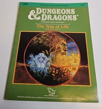 THE TREE OF LIFE DUNGEONS AND DRAGON RPG COMPANION ADVENTURE TSR 9166 1986