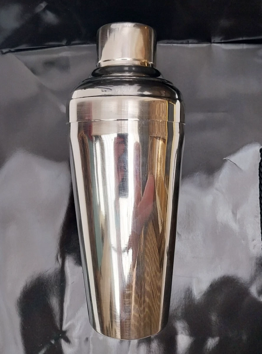 Shaker à Cocktail Ancien En Métal Argenté - Collection Bar - Taches à Nettoyer
