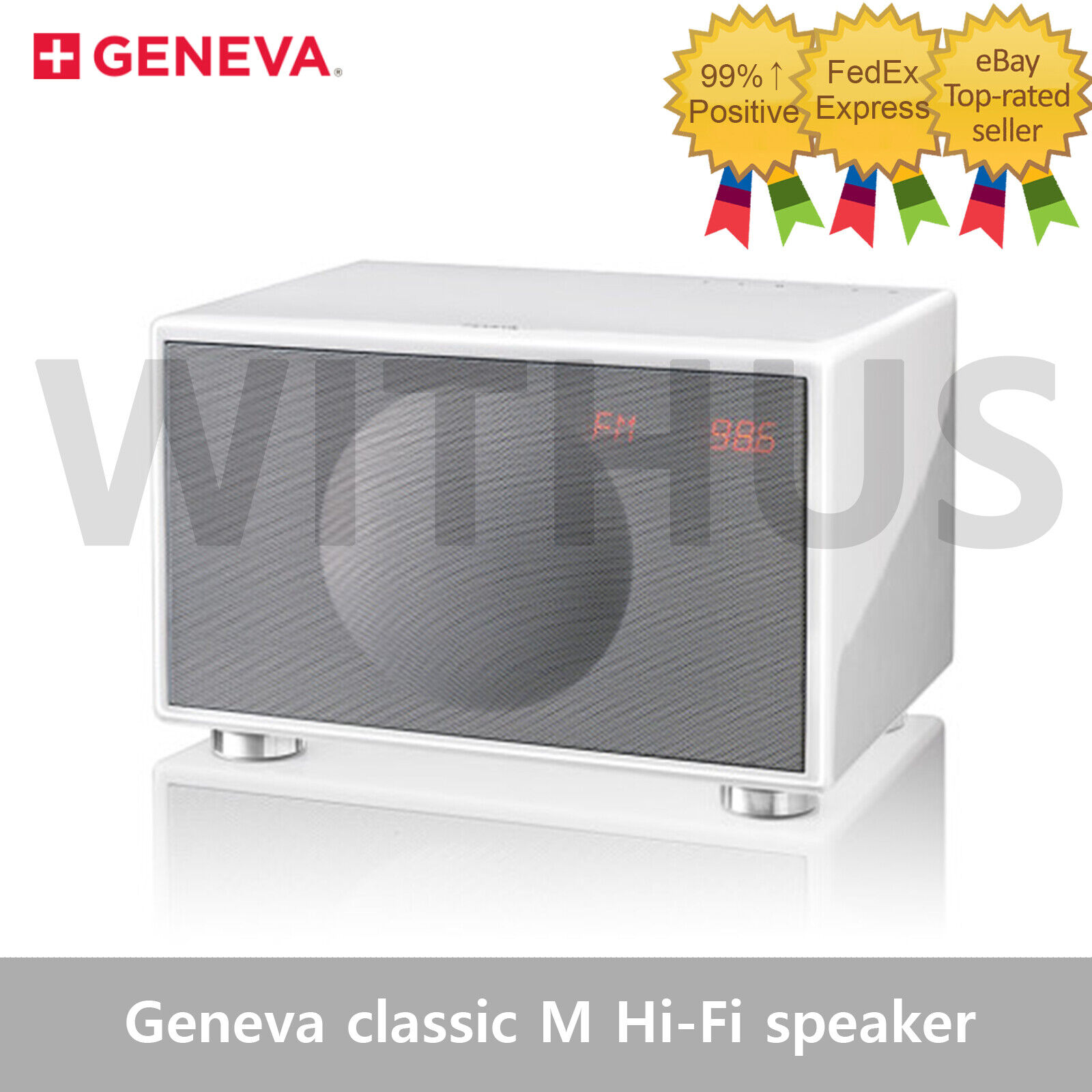 Geneva classic M Hi-Fi speaker with FM/DAB+ Radio BT & Alarm clock (not stand)