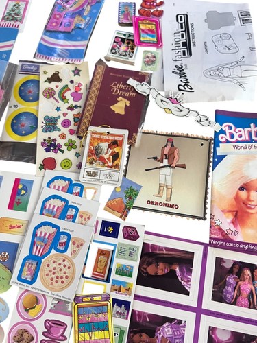 Mixed Lot of RARE Vintage 1990s Barbie Fashion Cardboard Inserts Accessories HTF - Picture 5 of 16
