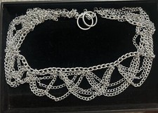 Vintage Silver Waist/Body Belt/Belly Dancer/B...