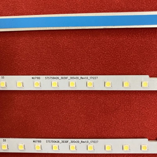 Full Set TV LED Streifen für Samsung UN75RU7100F UN75NU6080F UN75RU710DF - Bild 4 von 4