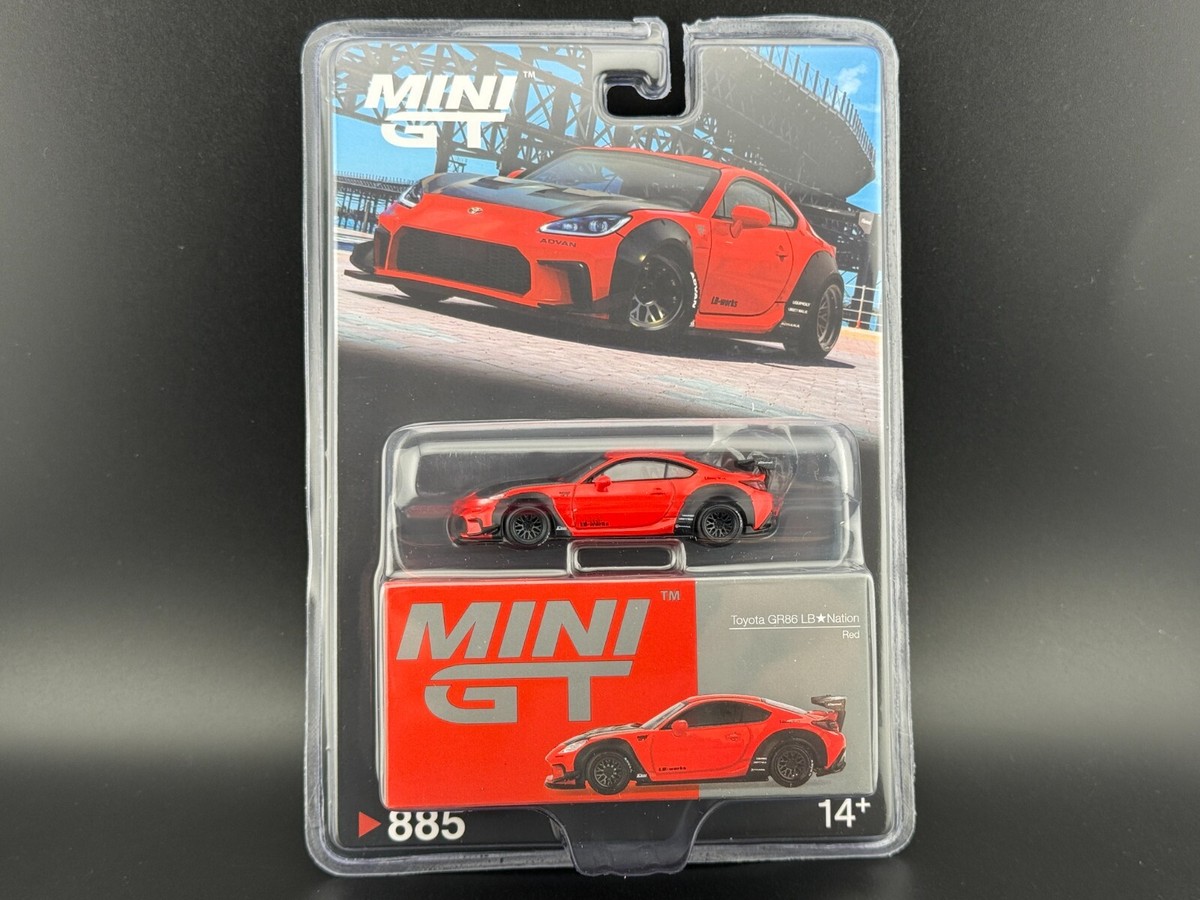 mini gt #790 Toyota GR86 LB★Nation 中国 Mini GT 790 Toyota GR86 LB Nation LB Gold 2024 All In Tuning