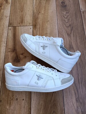 CHRISTIAN DIOR D BEE LEATHER SNEAKERS SIZE 40 EU, US, UK