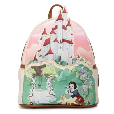 Loungefly Disney Snow White Castle Series Mini Backpack  display picture 3