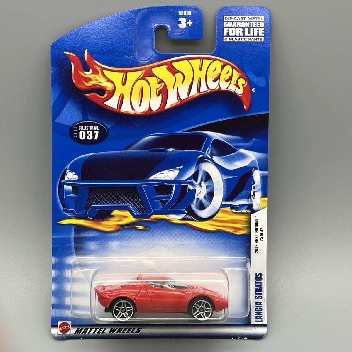 Hot Wheels 2002 First Editions Lancia Stratos Red #037 Free