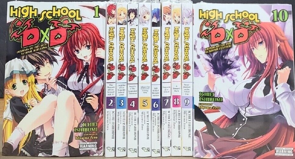 High School DxD Light Novel Book Series