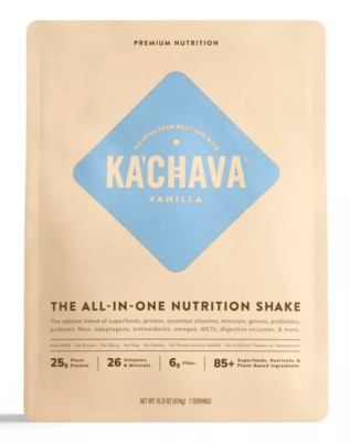 KACHAVA Vanilla THE ALL-IN-ONE NUTRITION SHAKE SMALL BAG (434g) 7