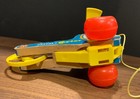 Vintage 1970 Fisher Price MINI-COPTER WHIRLYBIRD #448 Helicopter Wooden Pull Toy — photo 5