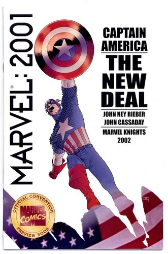 MARVEL:2001 CONVENTION PREVIEW(1st ELSA BLOODSTONE(*PRE #1)CGC IT(9.8)LOW PRINT!