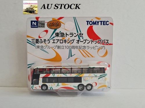TOMYTEC 1/150 N Bus Collection Tokyu Transses Mitsubishi Fuso Aero King Open Top - Picture 2 of 6