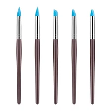 XDT Art Supplies Clay&Pottery Polymer Rubber Tools 5Pc Model Kit Sculpture
