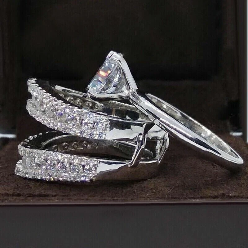 Solitaire wraps shop white gold