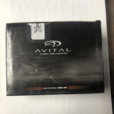 Avital 4003L Remote Start System For OEM Remotes