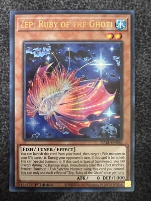 Yugioh Zep, Ruby of the Ghoti DABL-EN085 Ultra Rare 1st Edition Near Mint