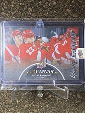 2021-22 UD Series 2 UD BLACK CANVAS YOUNG GUNS Lucas Raymond. Check Description.