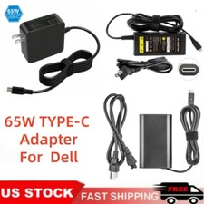 65W TYPE-C Laptop US Charger Adapter for Dell Latitude 11 12 13 Chromebook 3100