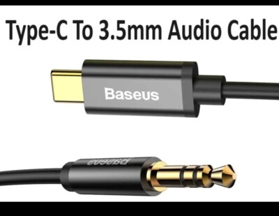 Baseus Type C Male to 3.5 Male Audio Cable Yiven M01 Black CAM01-01