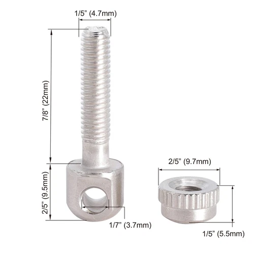 Sling Swivel Wood Screws Steel Adapter Huntinf QD Sling Mount Base Black/Silver - Picture 13 of 30