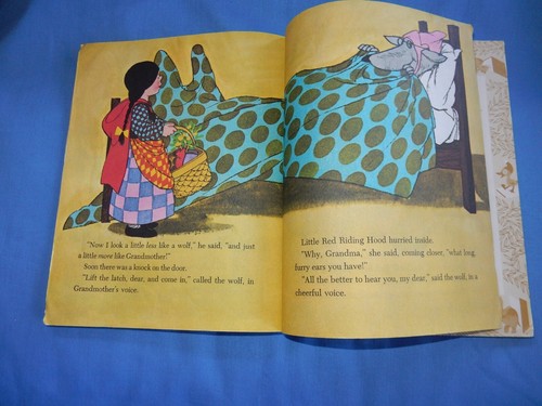 Vintage Little Golden Book 1972 Little Red Riding Hood 307-55 - Picture 5 of 8