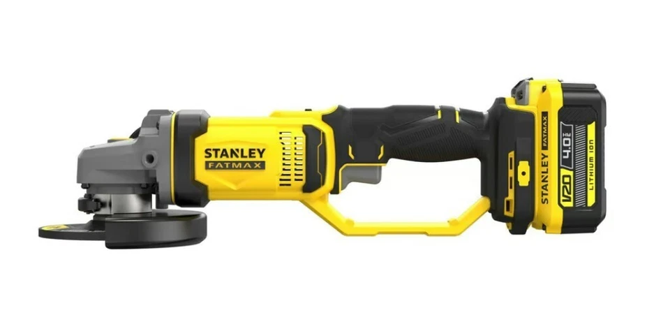 Amoladora inalámbrica STANLEY SCG400M2K-B3 20V 4Ah Foto 2 de 4