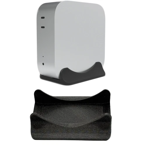 Vertical Stand Holder for Mac Mini M4 Desktop Computer Display Anti-Slip Bracket