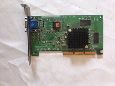 MSI VANTA TNT2M64 MS8808 VER 2 16MB AGP Video Card RETRO gaming