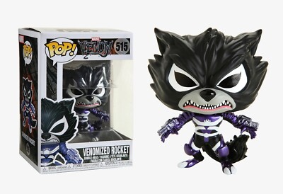 Marvel Comic Venom Venomized Rocket Raccoon Vinyl POP Toy #515