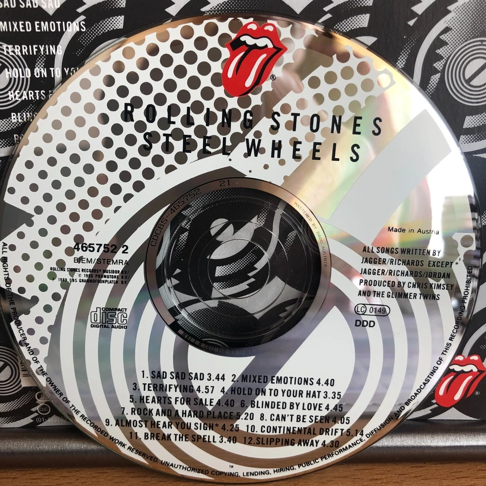 Rolling Stones – Steel Wheels - CD  1989 - Bild 3 von 3