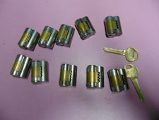 10- CORBIN AND RUSSWIN  IC CORE  PIN TO 7 PIN  59D2 WITH 2 CUT KEYS    LOCKSMITH