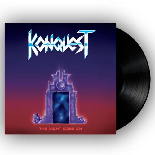KONQUEST- The Night Goes On Lim. Black Vinyl Epic Metal Ala Heavy Load/Oz/Scorps-image