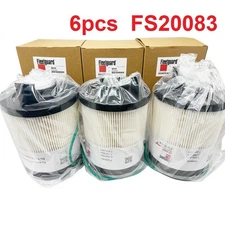 6X FS20083 Fleetguard Fuel Water Separator Filter For Cummins ISX DD13 DD15 DD16