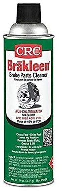 CRC 05084 BRAKLEEN Brake Parts Cleaner NonChlorinated 14oz 6 PCS Degrease