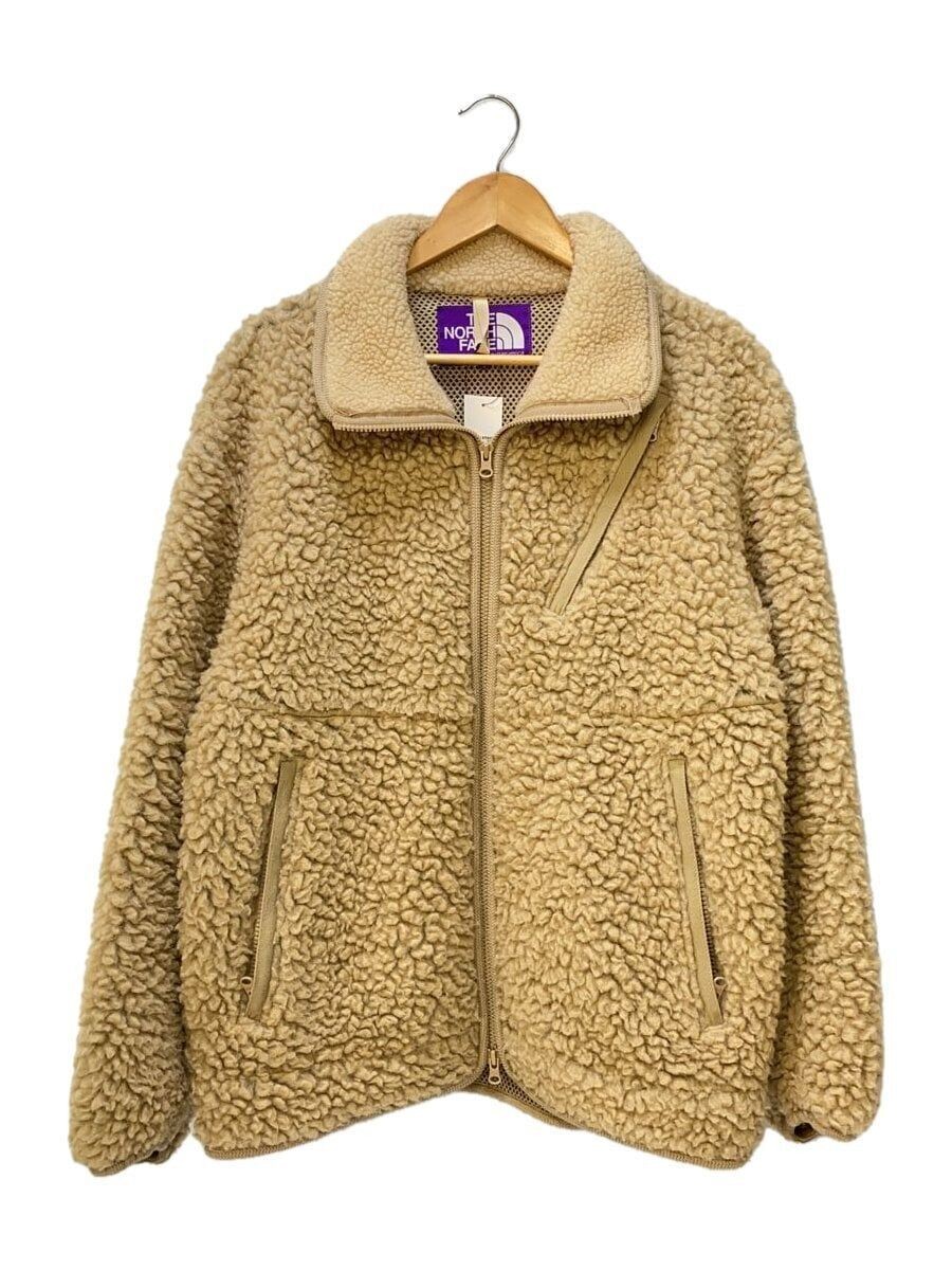 nanamica altra LANA BOA FLEECE FIELD JACKET S POLIESTERE Beige