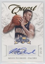 2012-13 Panini Crusade Quest Auto Gold 15/25 Miles Plumlee #64 Auto 5u8