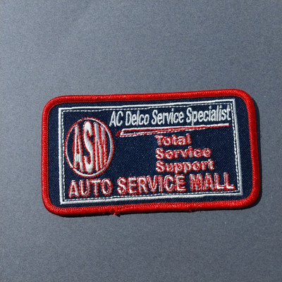 ASM AC Delco Service Specialist Auto Service Mall 2.5x4.5'' Sew On Patch