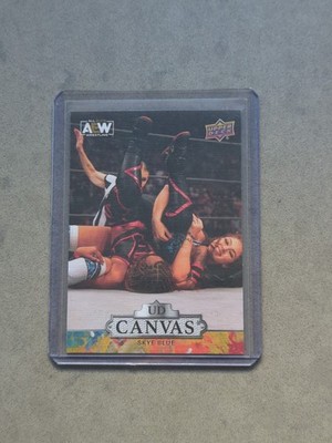 Skye Blue UD Canvas 2023 Upper Deck AEW #C19