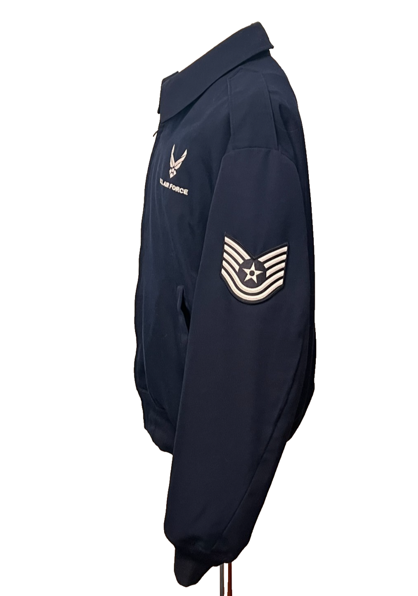 USAF Air Force Jacket Men's 50R Blue Bomber Flight Uniform DSCP