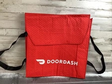 Doordash XL Insulated Hot Pizza & Food Delivery Bag With Carry Straps 19"x19"x5