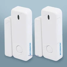 2PCS 433MHz HOMSECUR Wireless Door/Window Sensors For Home Security Alarm System